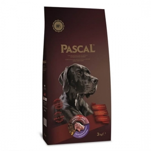 Pascal Kuzu Etli Pirinçli Yetişkin Köpek Maması 3 Kg