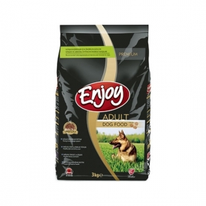 Lets Go Pet Shop - Enjoy Tavuklu Yetişkin Köpek Maması 3 Kg