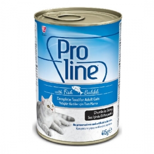 Lets Go Pet Shop - Pro Line Balıklı Kedi Konservesi 415 Gr