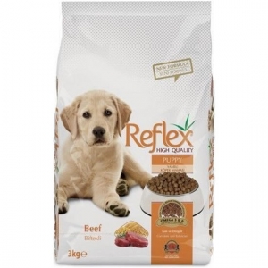 Lets Go Pet Shop - Reflex Puppy Beef Biftekli Yavru Köpek Maması 3 Kg