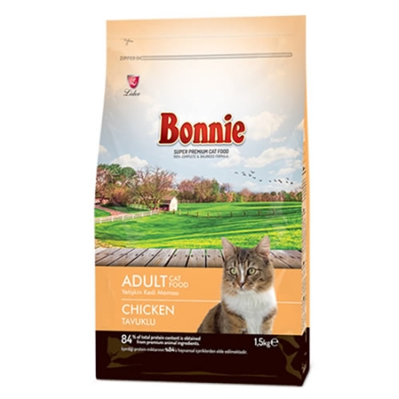Bonnie Cat Chicken Tavuklu Yetişkin Kedi Kuru Maması 1,5 Kg